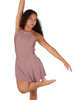 Solid Lycra Halter Dress with Bow back