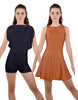 Solid Lycra Convertible Tank Dress