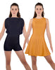 Solid Lycra Convertible Tank Dress