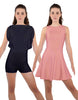 Solid Lycra Convertible Tank Dress