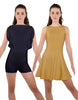 Solid Lycra Convertible Tank Dress