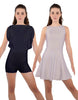 Solid Lycra Convertible Tank Dress
