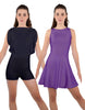 Solid Lycra Convertible Tank Dress