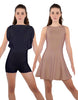 Solid Lycra Convertible Tank Dress