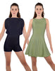Solid Lycra Convertible Tank Dress