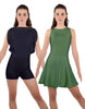 Solid Lycra Convertible Tank Dress