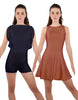 Solid Lycra Convertible Tank Dress