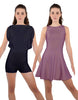 Solid Lycra Convertible Tank Dress
