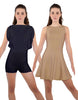 Solid Lycra Convertible Tank Dress
