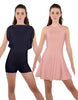 Solid Lycra Convertible Tank Dress