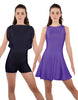 Solid Lycra Convertible Tank Dress