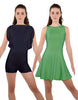 Solid Lycra Convertible Tank Dress