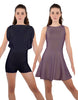 Solid Lycra Convertible Tank Dress