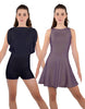 Solid Lycra Convertible Tank Dress