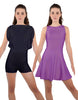 Solid Lycra Convertible Tank Dress