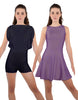 Solid Lycra Convertible Tank Dress
