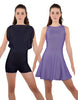 Solid Lycra Convertible Tank Dress