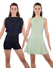 Solid Lycra Convertible Tank Dress