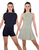 Solid Lycra Convertible Tank Dress