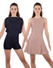 Solid Lycra Convertible Tank Dress