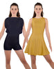 Solid Lycra Convertible Tank Dress