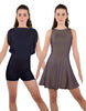 Solid Lycra Convertible Tank Dress