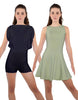 Solid Lycra Convertible Tank Dress