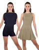 Solid Lycra Convertible Tank Dress