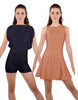 Solid Lycra Convertible Tank Dress