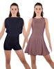 Solid Lycra Convertible Tank Dress