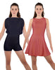 Solid Lycra Convertible Tank Dress