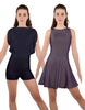 Solid Lycra Convertible Tank Dress