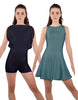 Solid Lycra Convertible Tank Dress