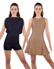 Solid Lycra Convertible Tank Dress