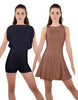Solid Lycra Convertible Tank Dress