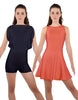 Solid Lycra Convertible Tank Dress