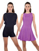 Solid Lycra Convertible Tank Dress