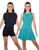 Solid Lycra Convertible Tank Dress