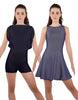 Solid Lycra Convertible Tank Dress