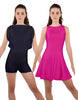 Solid Lycra Convertible Tank Dress