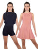 Solid Lycra Convertible Tank Dress