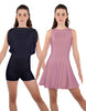 Solid Lycra Convertible Tank Dress