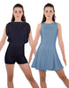 Solid Lycra Convertible Tank Dress