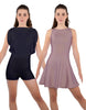 Solid Lycra Convertible Tank Dress