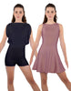 Solid Lycra Convertible Tank Dress