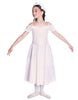 Solid Lycra Off The Shoulder Puff Sleeve Dress