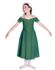 Solid Lycra Off The Shoulder Puff Sleeve Dress