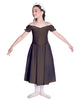 Solid Lycra Off The Shoulder Puff Sleeve Dress