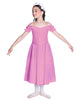 Solid Lycra Off The Shoulder Puff Sleeve Dress