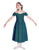 Solid Lycra Off The Shoulder Puff Sleeve Dress